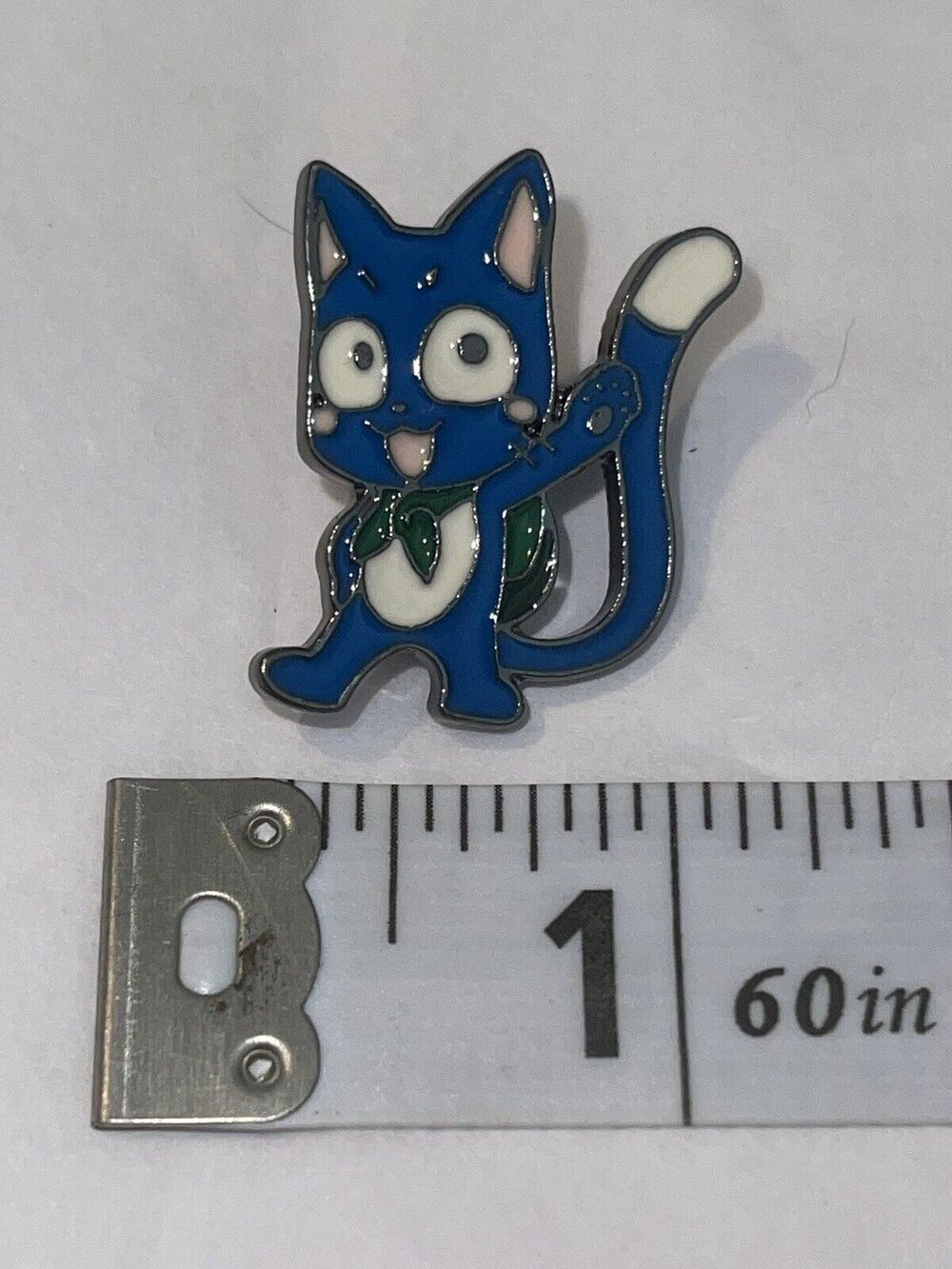Blue Cat Pin Brooch